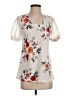 Unbranded Ivory Short Sleeve Blouse Size S - photo 1