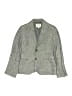Armani Junior 100% Linen Flax Chevron-herringbone Gray Blazer Size 9 - photo 1