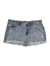 Missguided Blue Denim Shorts Size 12 - photo 1