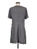 Entro Solid Gray Casual Dress Size M - photo 2