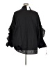 Harshman 100% Cotton Solid Black 3/4 Sleeve Button-Down Shirt Size 2X - photo 2