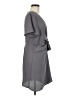 Entro Solid Gray Casual Dress Size M - photo 4