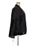 Harshman 100% Cotton Solid Black 3/4 Sleeve Button-Down Shirt Size 2X - photo 4