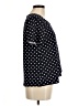 Green Envelope Polka Dots Black Short Sleeve Top Size M - photo 4
