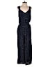 Ann Taylor LOFT 100% Rayon Polka Dots Blue Jumpsuit Size 6 - photo 1