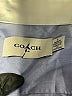 Coach 100% Cotton Blue Long Sleeve Button-Down Shirt Size 0 - photo 4