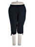 Just My Size Solid Blue Active Pants Size 4X Plus - photo 1
