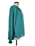 Dokotoo 100% Polyester Teal Long Sleeve Blouse Size L - photo 4