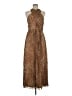 Taylor 100% Polyester Animal Print Brown Cocktail Dress Size 6 - photo 1