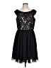 Jordan 100% Polyester Black Cocktail Dress Size 10 - photo 1