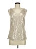 Grace Karin Silver Sleeveless Top Size M - photo 1