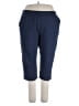 Woman Within Solid Blue Active Pants Size 22 (1X) - photo 1