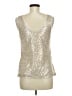 Grace Karin Silver Sleeveless Top Size M - photo 2