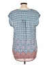 Daniel Rainn 100% Polyester Teal Short Sleeve Blouse Size L - photo 2
