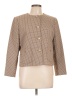 Ann Taylor LOFT Houndstooth Tan Coat Size Lg Petite - photo 1