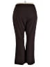Just My Size Solid Brown Active Pants Size 3X - photo 2