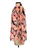 Banana Republic 100% Polyester Print Orange Long Sleeve Blouse Size XS - photo 5