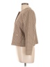 Ann Taylor LOFT Houndstooth Tan Coat Size Lg Petite - photo 5