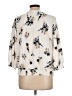 MELLODAY Ivory 3/4 Sleeve Blouse Size L - photo 2