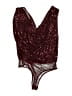 Lulus 100% Polyester Burgundy Bodysuit Size M - photo 2