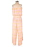 Sofia Jeans by Sofia Vergara Stripes Pink Jumpsuit Size S - photo 2