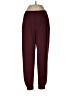 H By Halston Color Block Burgundy Track Pants Size M - photo 1
