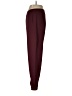 H By Halston Color Block Burgundy Track Pants Size M - photo 5