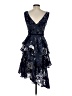 MARCHESA notte 100% Polyester Paisley Blue Cocktail Dress Size 0 - photo 2