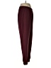 H By Halston Color Block Burgundy Track Pants Size M - photo 4