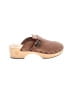 Dr. Scholl's 100% Leather Brown Mule/Clog Size 8 - photo 1