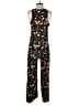 Only 100% Cotton Floral Black Jumpsuit Size S - photo 2
