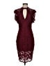Saylor Burgundy Cocktail Dress Size S - photo 1
