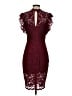 Saylor Burgundy Cocktail Dress Size S - photo 2