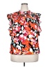 Unbranded 100% Polyester Orange Sleeveless Blouse Size XXL - photo 1