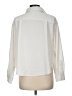Chico's Solid Ivory Long Sleeve Blouse Size M - photo 2