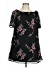 BB Dakota 100% Polyester Floral Black Cocktail Dress Size L - photo 1