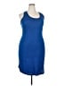 Mossimo Blue Casual Dress Size XXL - photo 1