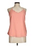 J. by J.Crew 100% Polyester Orange Sleeveless Top Size 6 - photo 1