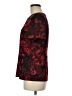 Ann Taylor Floral Red Short Sleeve Top Size 8 - photo 5