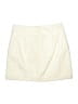 Ann Taylor LOFT 100% Polyester Solid Ivory Formal Skirt Size 12 - photo 2