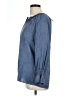 Spense 100% Viscose Blue Long Sleeve Blouse Size L - photo 5