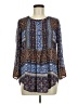Daniel Rainn Blue 3/4 Sleeve Blouse Size M - photo 1