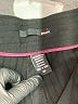 dalia Chevron-herringbone Black Dress Pants Size 6 (petite) - photo 7