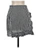 Parisian Checkered-gingham Black Casual Skirt Size S - photo 1