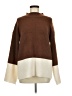 Miracle Color Block Brown Turtleneck Sweater Size Med - Lg - photo 1
