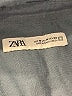Zara Solid Blue Short Sleeve Button-Down Shirt Size M - photo 7
