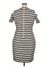 Calvin Klein Stripes Black Casual Dress Size 14 - photo 2