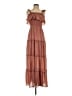 Altar'd State 100% Polyester Brown Casual Dress Size S - photo 1