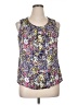 Elementz 100% Polyester Purple Sleeveless Blouse Size L - photo 1