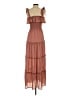 Altar'd State 100% Polyester Brown Casual Dress Size S - photo 2